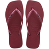 Chanclas Havaianas Square Logo Metallic Amaranth SS25