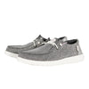 zapatillas HEY DUDE Wendy Metallic Sparkle Charcoal mujer ultraligeras casual