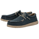 Zapatillas Hey Dude Wally Braided Blue Night ultraligeras estilo casual surfero