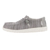 Zapatillas HEY DUDE Wally Stretch Sox Grey ultraligeras de tejido elástico en color gris para hombre