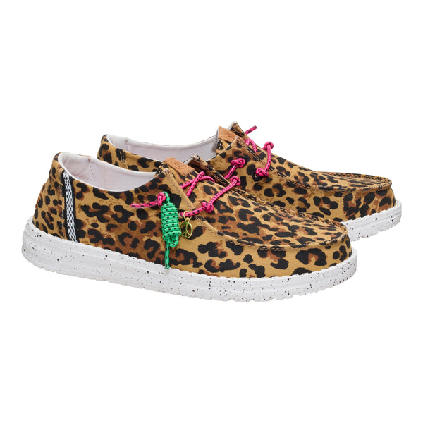 Zapatillas Hey Dude Wendy Getaway Lace Leopard