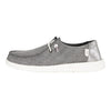 Zapatillas Hey Dude Wendy Metallic Sparkle Charcoal