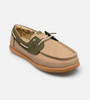 Zapatillas HEY DUDE Harbor Lo Craft Summer Olive estilo náutico en color beige y verde oliva ultraligeras para hombre