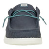 Zapatillas Hey Dude Wally Waxed Canvas Navy