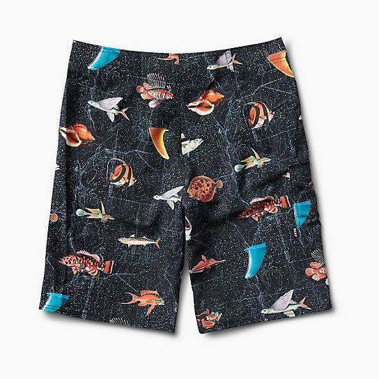 parte trasera del Bañador Reef Bay 21" Surf Boardshort Black