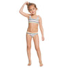 Bikini Kids Roxy Girl Lets Go Surfing Salmon Candy Stripes