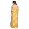 Vestido Maxi Billabong Shoulder Sway Citrus Sincerely Jules