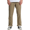 PANTALÓN DE ALGODÓN PARA HOMBRE  Billabong Larry Cord Pant Dark Khaki  Unos pantalones de color khaki y tejido extra suave de algodón texturizado, con cintura elástica, dos bolsillos laterales y uno trasero con parche del logotipo de Billabong. Estilo relajado para un pantalón de corte clásico con aires surferos.