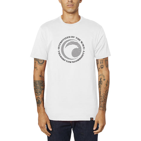 Camiseta The Surf Town Therapy II Raglan White Charcoal