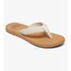 sandalias con tiras anchas de tela haciendo un bonito trenzado, en color blanco,