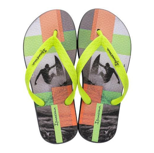 Chanclas Ipanema Classic X Kids Black Green Orange
