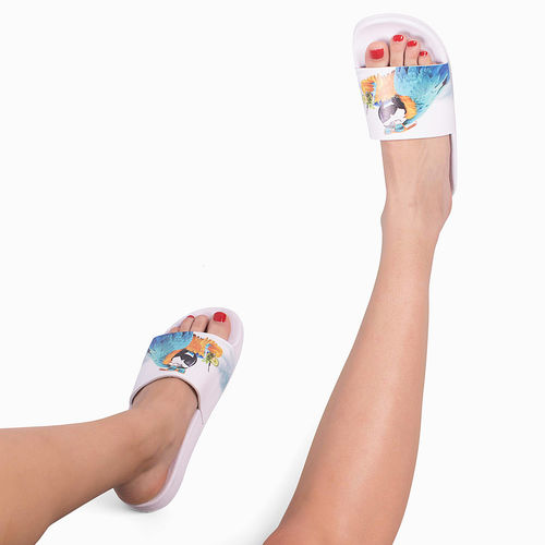 Chanclas The White Brand Parrot White