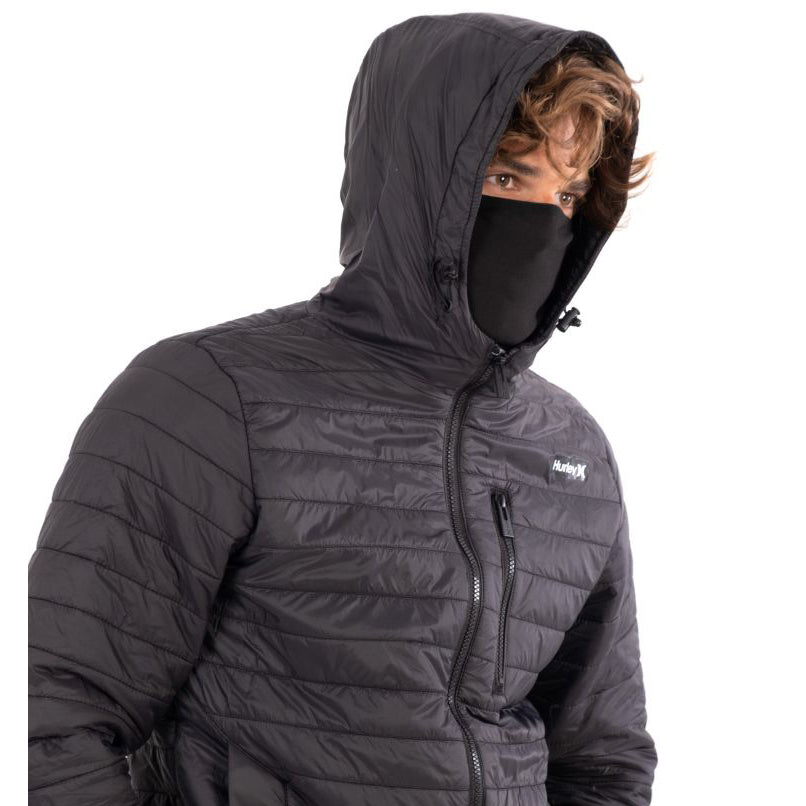 Chaqueta Hurley Balsam Quilted Packable Jacket Cargo Black