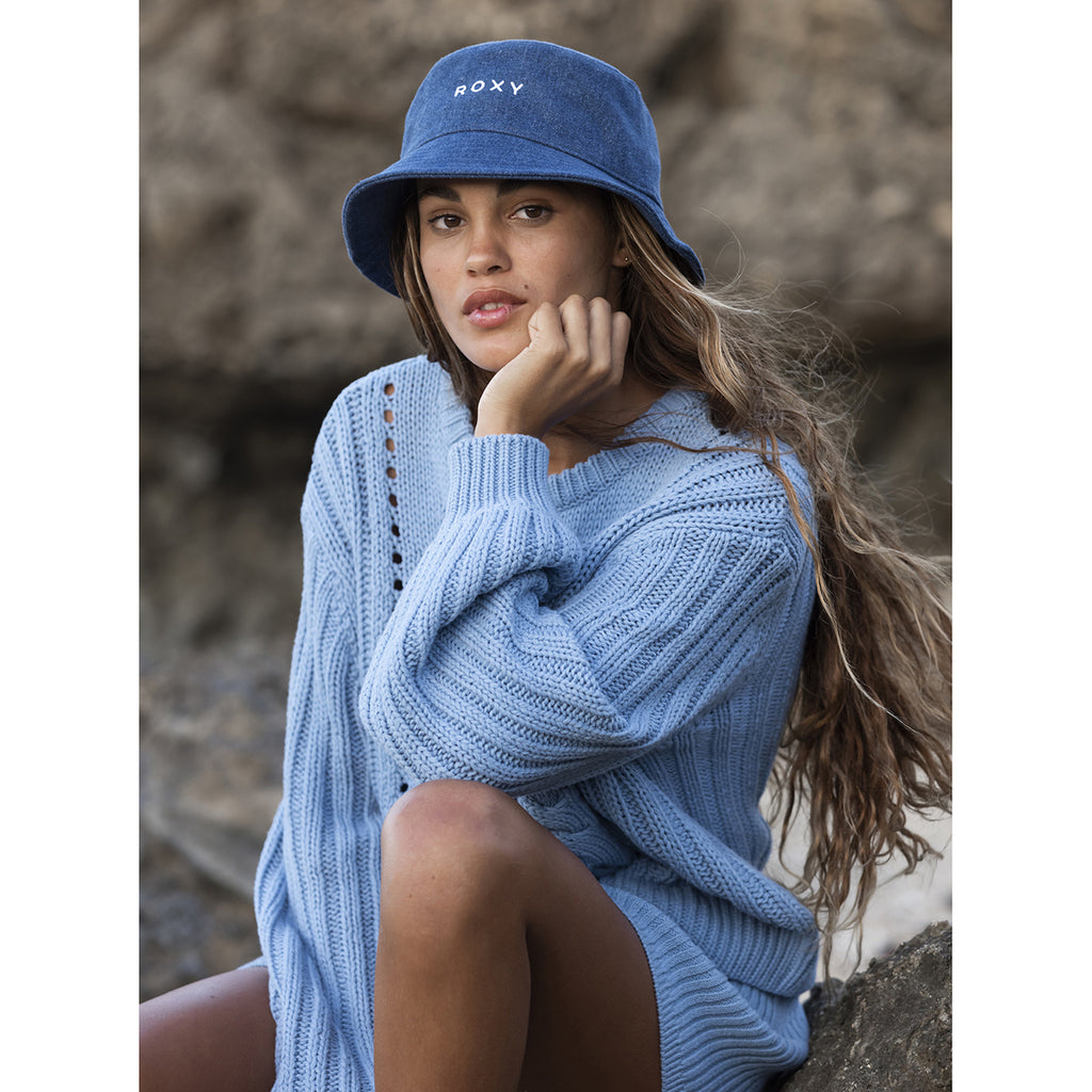 Gorro Pescador Roxy Cheek To Cheek Vintage Medium Blue