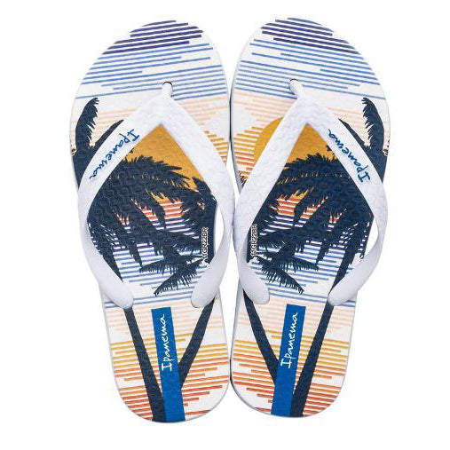 Chanclas Ipanema Temas XI Kids White/Blue/Orange