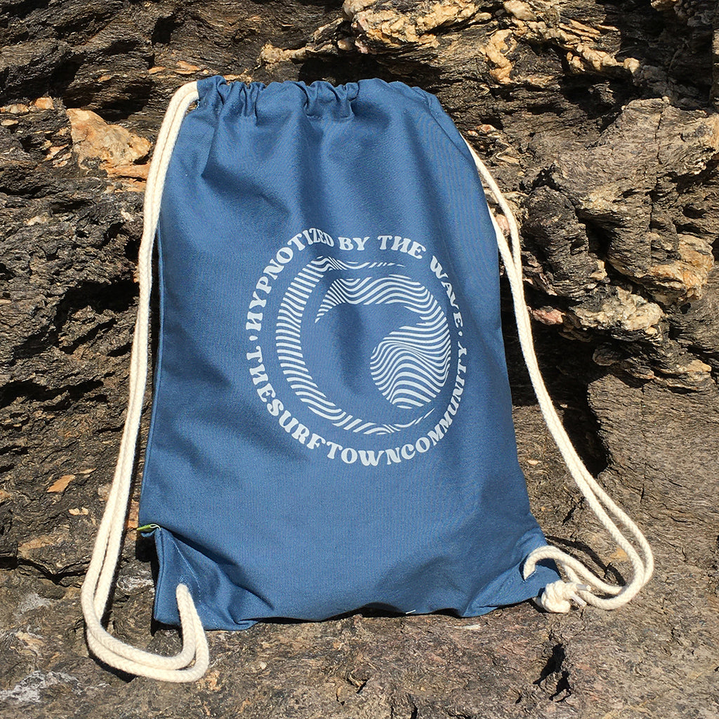 Mochila de cuerdas The Surf Town Hypnotized Blue Sea