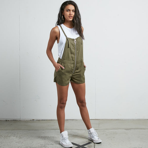 Mono Volcom Short Con Peto Vol Plus Green forest