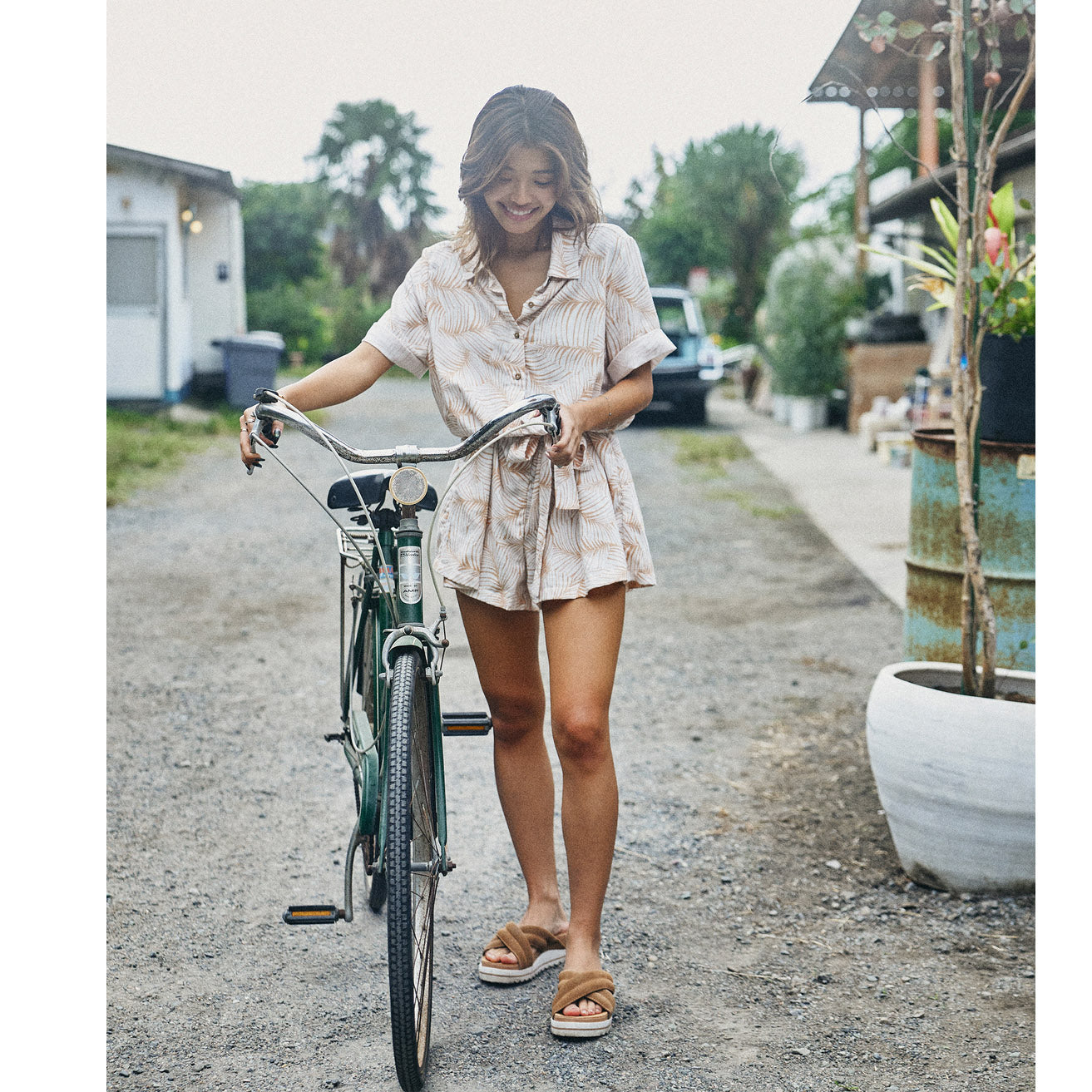 Mono corto Roxy Real Yesterday Toast Palm Tree