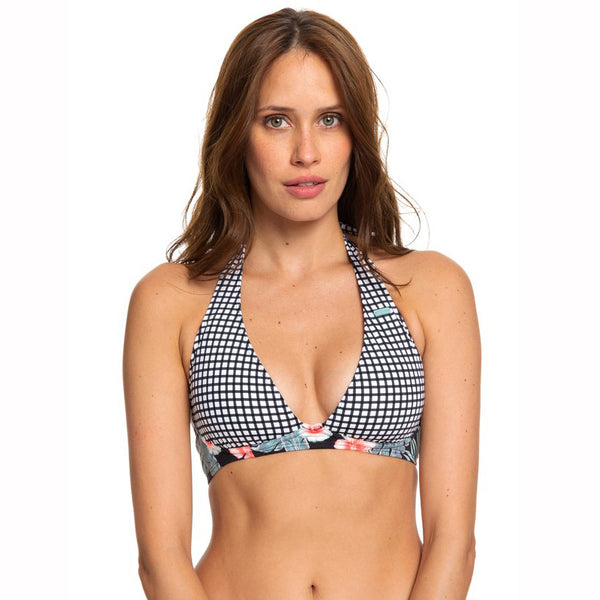 Parte de arriba Roxy Beach Classics Top Bright White Vichy Swim