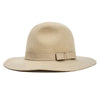 Gorro negro de ala ancha Brixton Un modelo de ala ancha en color beige, con detalle de cinta con lazo y serigrafía interior. Tejido extra suave y ligero. Envíos gratis 24 horas