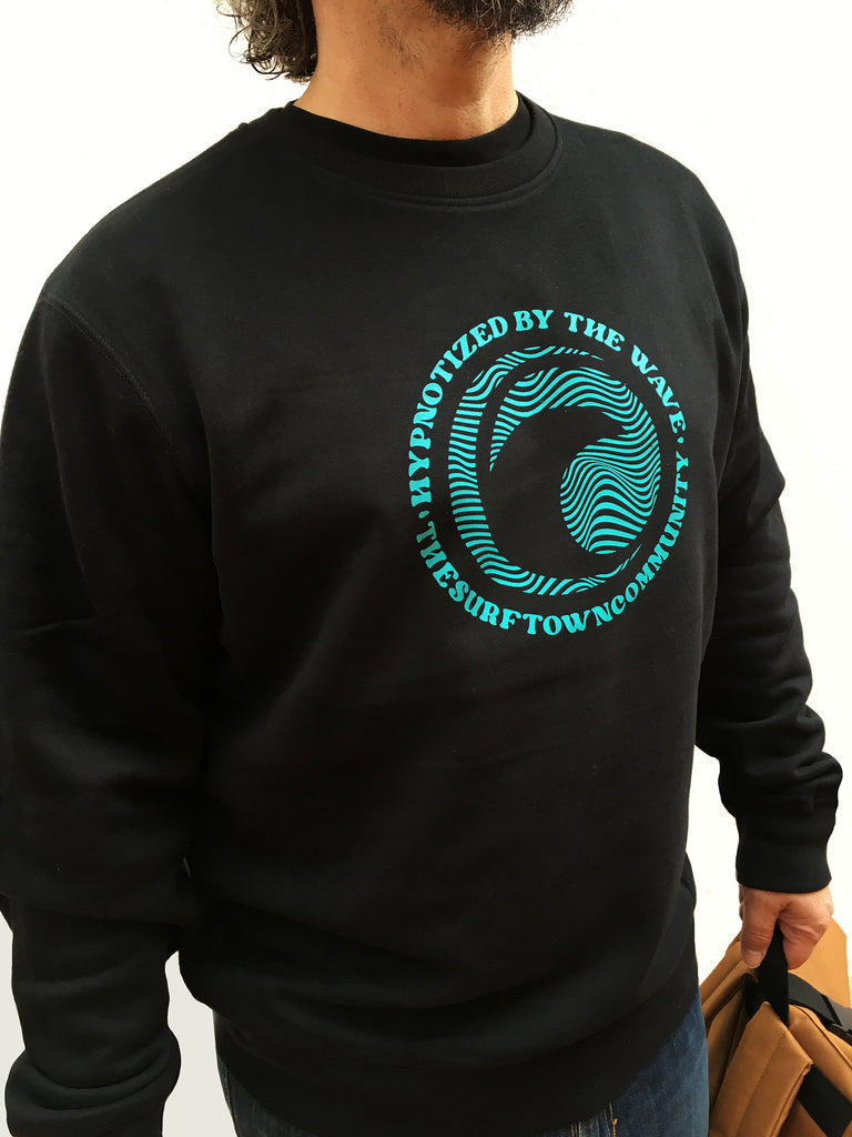 Sudadera The Surf Town Hypnotized Crew Sea Green Men