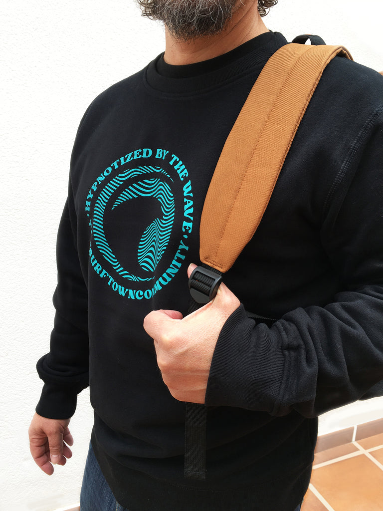 Sudadera The Surf Town Hypnotized Crew Sea Green Men