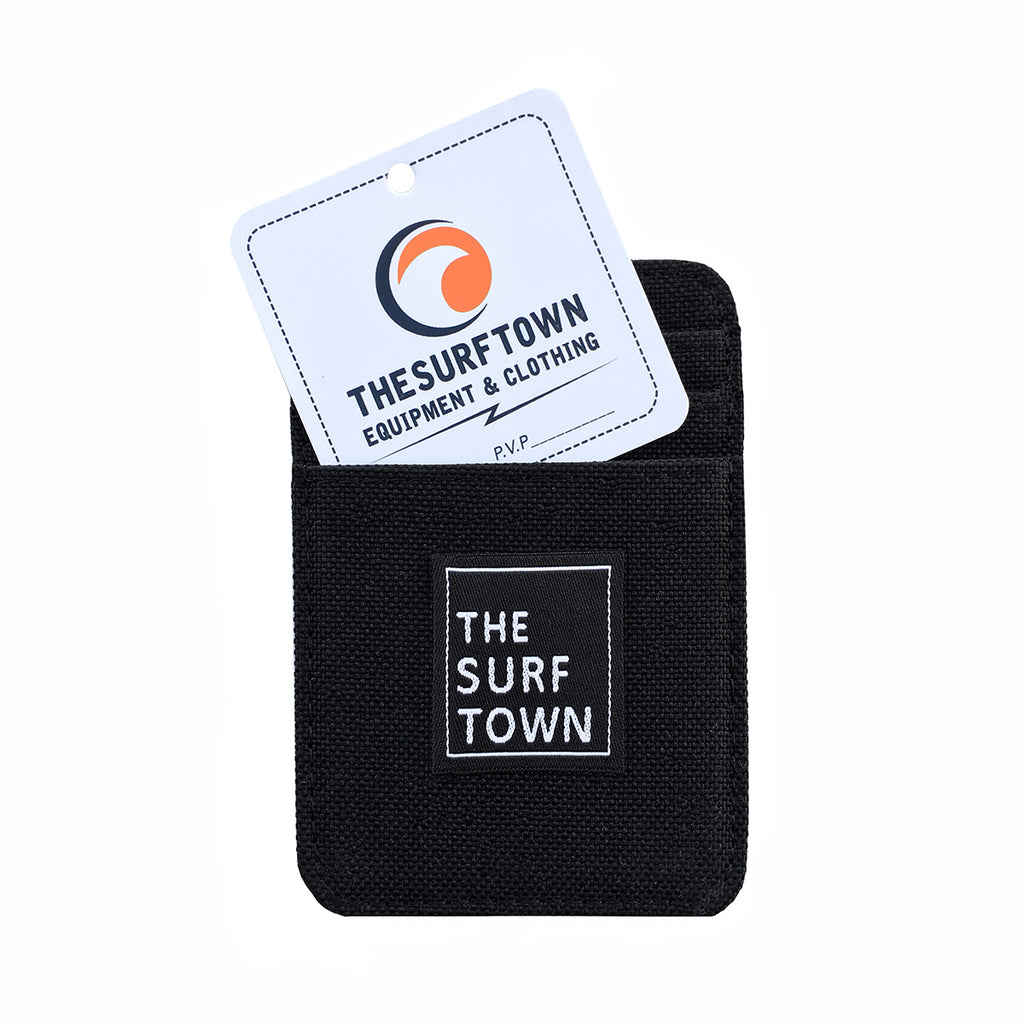 Tarjetero The Surf Town Card Go Label Black
