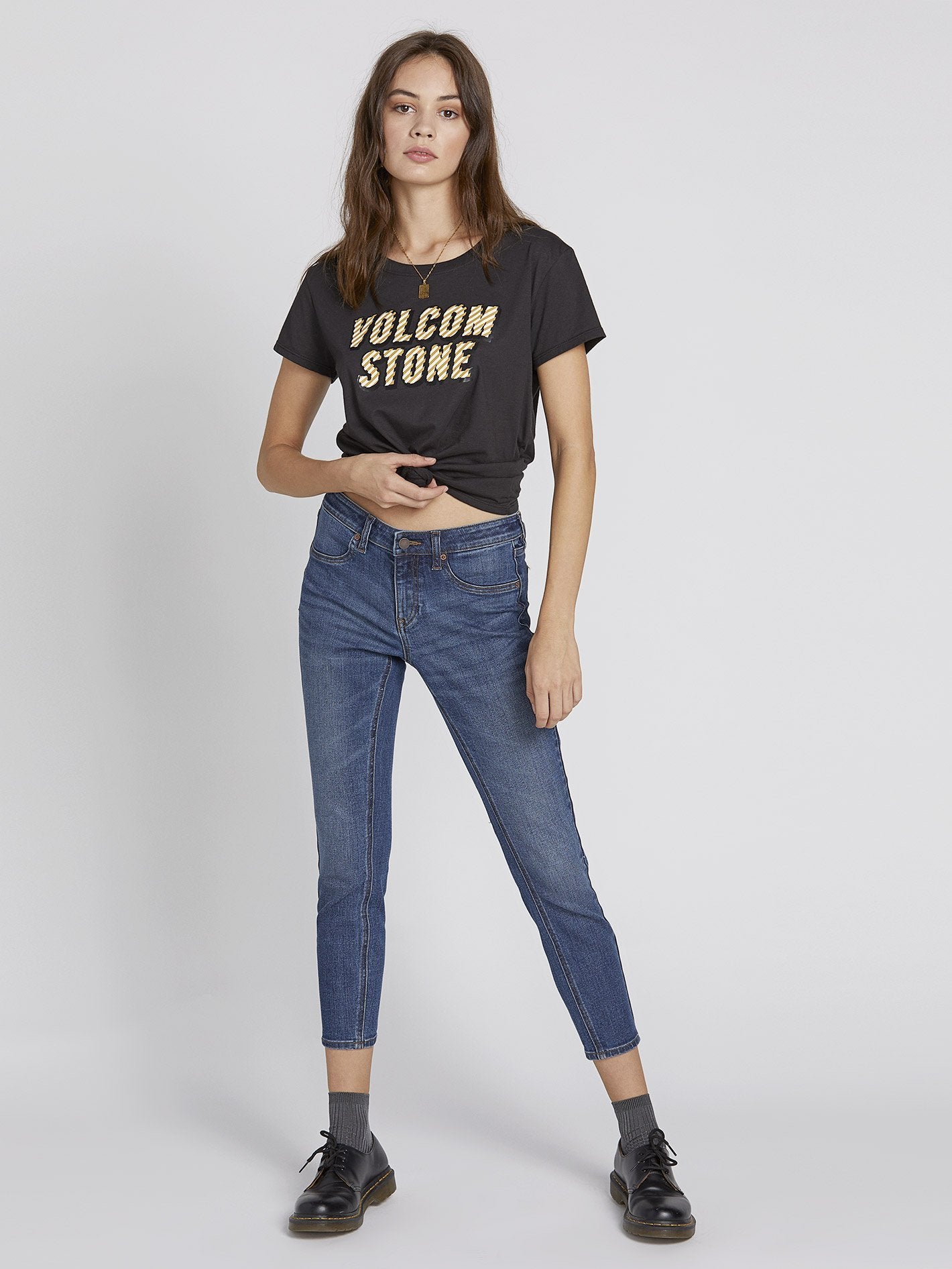 Vaqueros Volcom Slim Leggings Liberator Indigo Ridge Wash