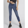 Volcom Slim Leggings Liberator Indigo Ridge Wash Vaqueros estrechos elásticos en color azul indigo desgastados con 5 bolsillos, de tejido extra suave y confortable, como una segunda piel.