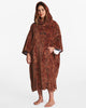 Poncho Billabong Hoody Towel Spotted Leopard
