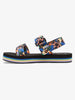 Chanclas Roxy Cage Black Blue