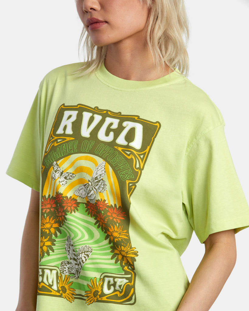 Camiseta Rvca Swirl Anyday Green