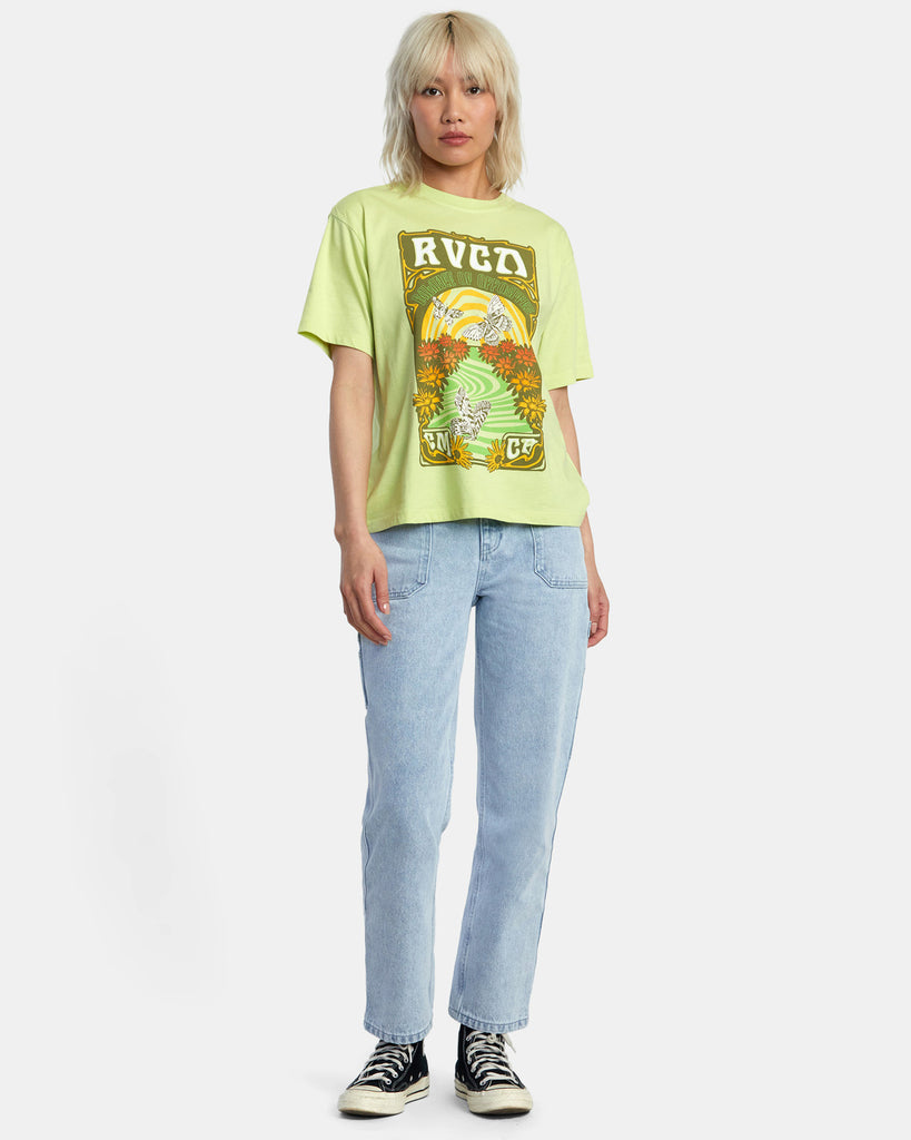 Camiseta Rvca Swirl Anyday Green