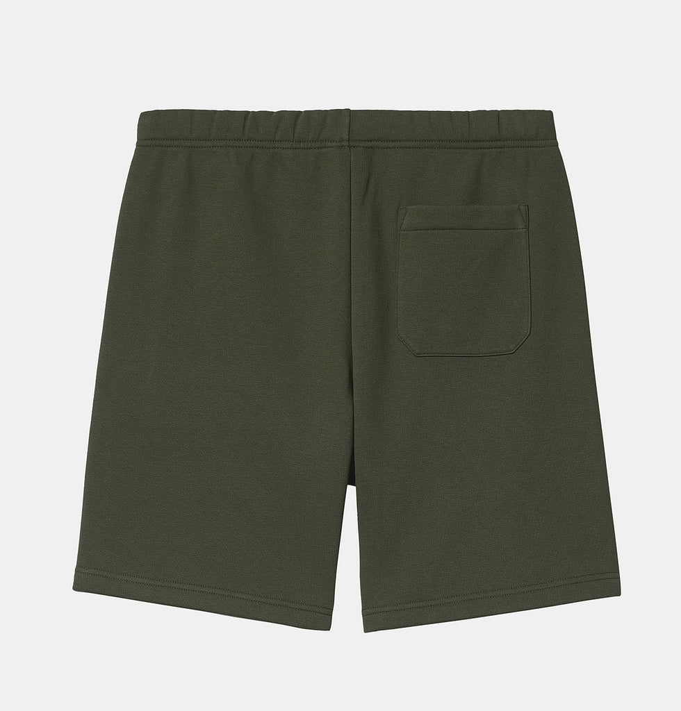 Bermudas Carhartt Wip Chase Sweat Short Thyme Gold