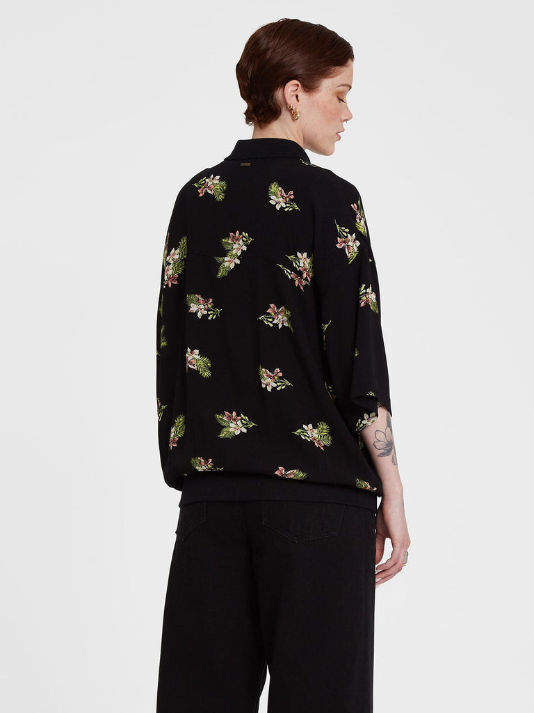 Camisa Volcom Stormy Woven Black