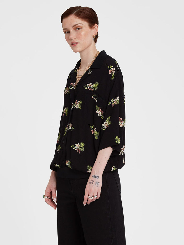 Camisa Volcom Stormy Woven Black