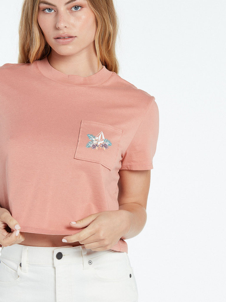 Camiseta Volcom Pocket Dial Light Mauve
