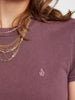 Camiseta Volcom Solid Stone EMB Eggplant