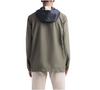 Parte de atras de la Chaqueta canguro cortavientos herschel de color verde militar y negro thesurftown tienda fisica y online con envios gratis en 24 horas es españa