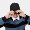 Gorra curva Carhartt Canvas Script Cap Black/Black