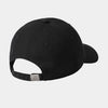 Gorra curva Carhartt Canvas Script Cap Black/Black