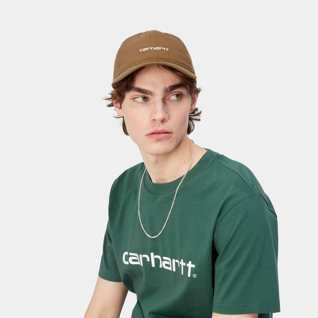 Gorra curva Carhartt Canvas Script Cap Tamarind