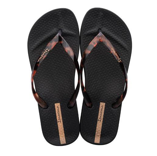 Chanclas Ipanema Connect Black Clear mujer cómodas y modernas para verano y playa