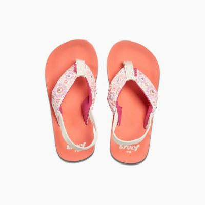 Chanclas Reef Little Ahi Lights Coral