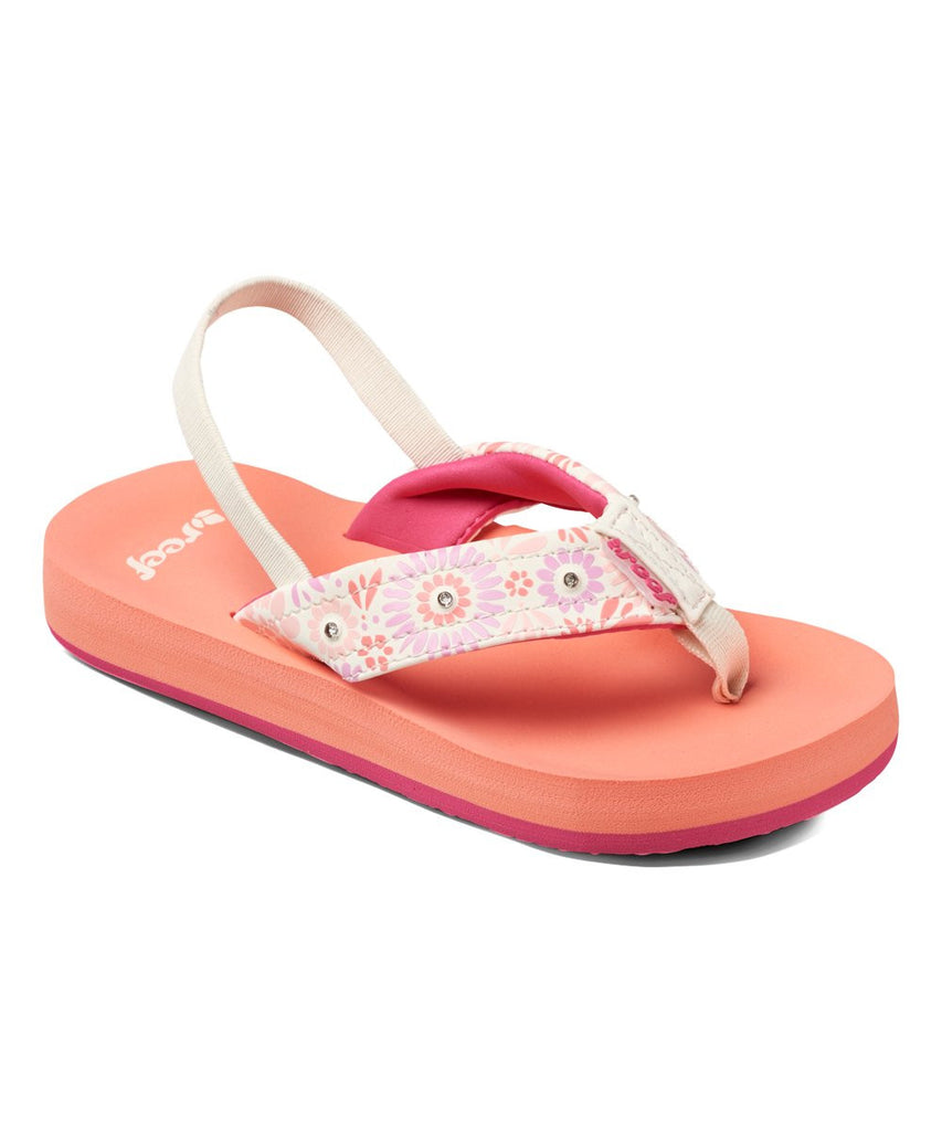 Chanclas Reef Little Ahi Lights Coral