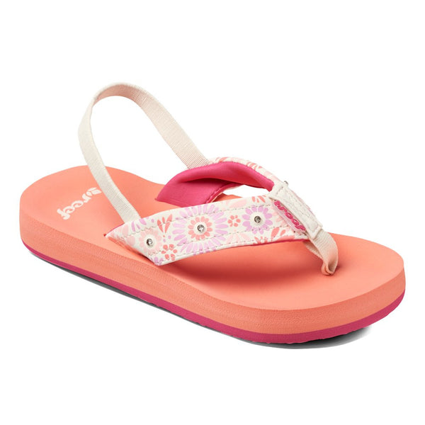 Chanclas Reef Little Ahi Lights Coral