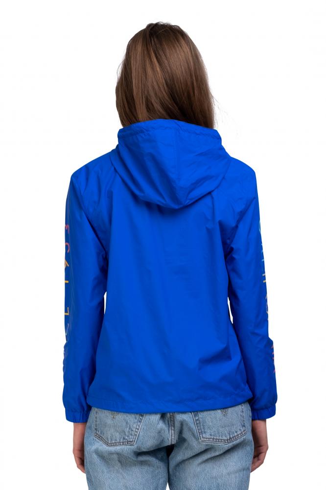 parte de atras de la Chaqueta cortavientos body glove  fader windbreaker dazzling blue