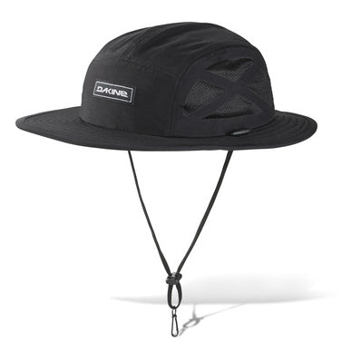 Gorro DAKINE Kahu Surf Hat Black negro con ala ancha y cordón ajustable para surf y playa
