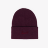 GORRO PARA EL FRÍO HERSCHEL Herschel Aden Beanie Plum Mineral Red Gorro de punto Herschel unisex de color burdeos con logotipo de la marca bordado en el doblado frontal al mismo tono. Puede usarse con o sin dobladillo, dependiendo de la cobertura que quieras. 