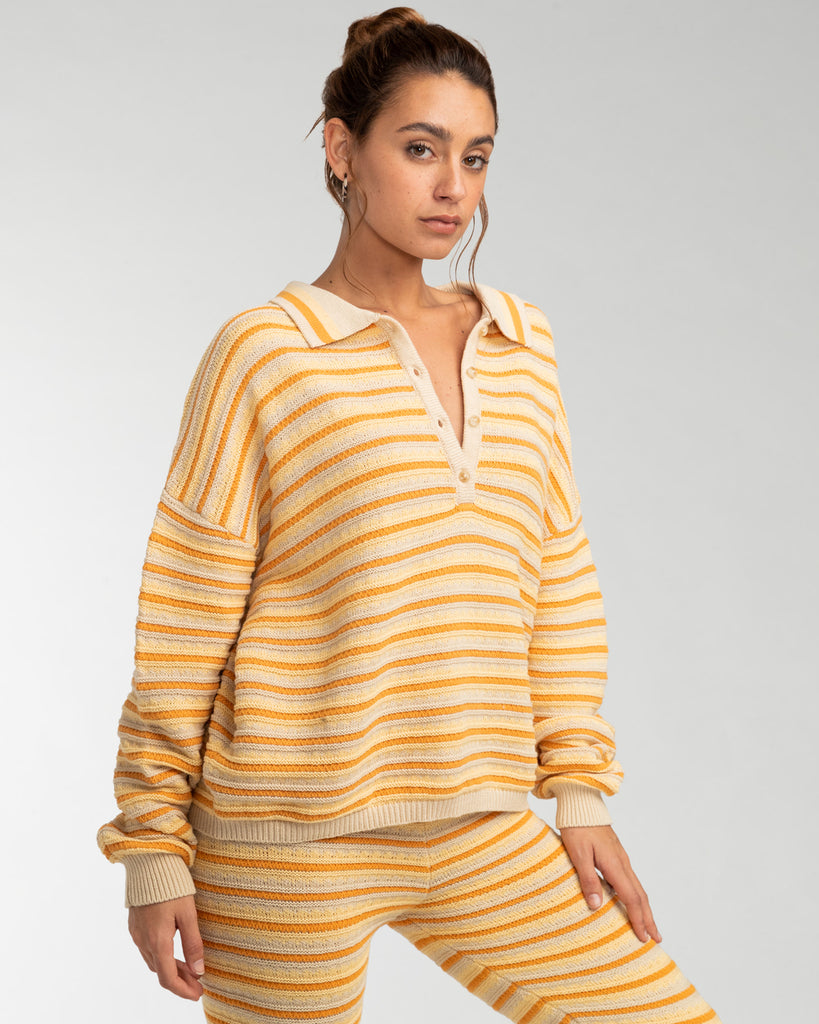 Jersey Billabong Today Stripes Marigold